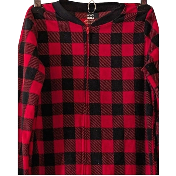 Carter's Reindeer Footed PJs - The Coziest Thing on Earth! Sz 12 Youth - Picture 4 of 8